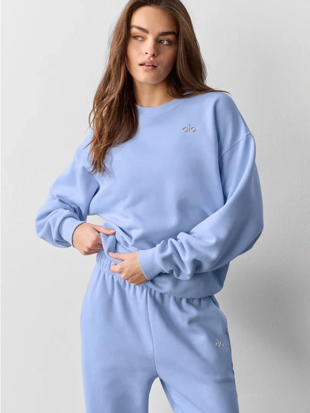 ALO Yoga Accolade In Light Provence Blue- Size S